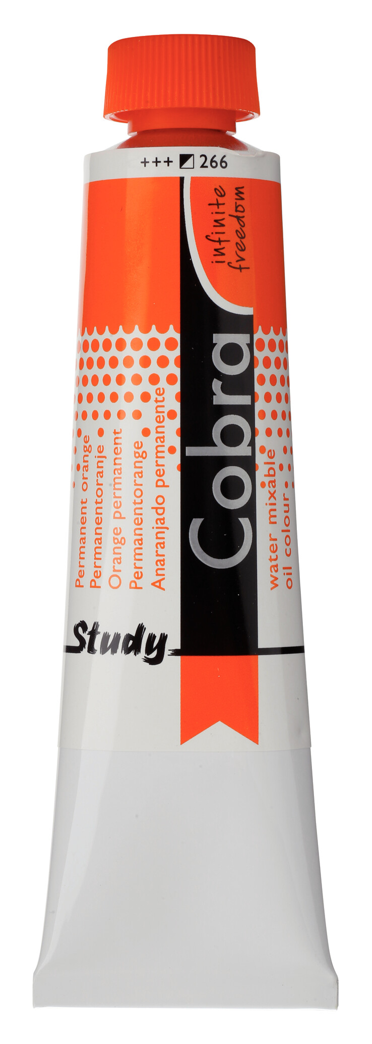 Cobra Study Water Vermengbare Olieverf Tube 40 ml Permanentoranje 266