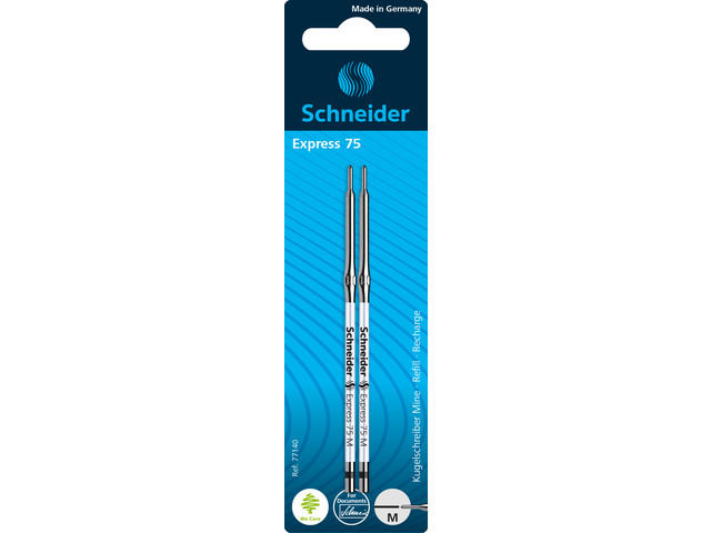 Vulling Schneider Express 75 M zwart, blister a 2st.
