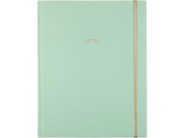 Notitieboek Eccolo Bookcloth Notes lijn ca. 20x25cm 80gr.