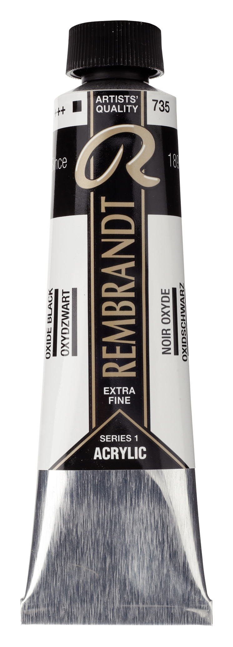 Rembrandt Acrylverf Tube 40 ml Oxydzwart 735
