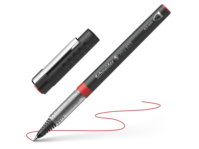 Rollerball Schneider Xtra 823 0,3mm rood