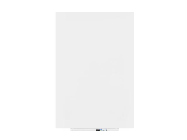 Whiteboard Rocada Skinmatt 100x150cm wit inclusief