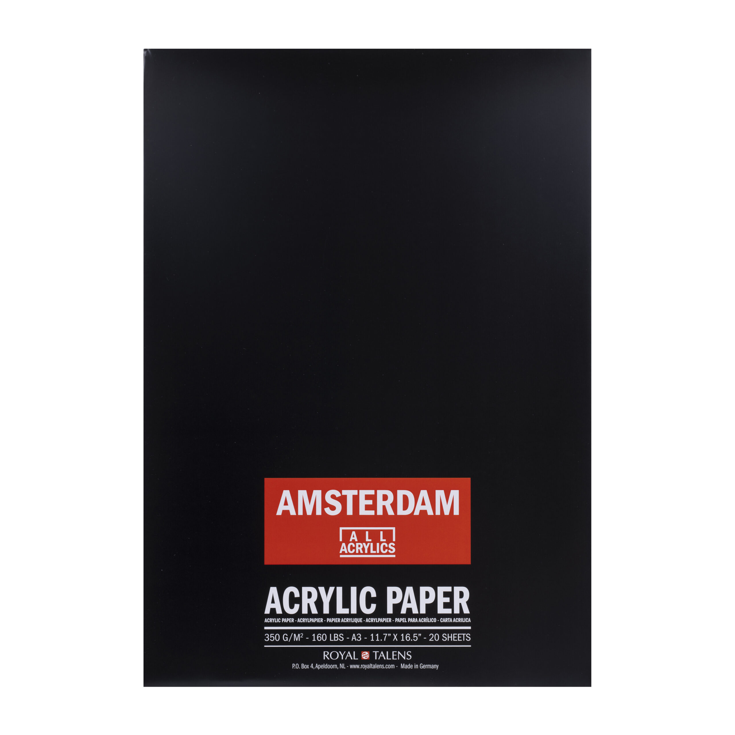 Amsterdam Acrylpapier | 42 x 29,7 cm (A3), 350 g, 20 vellen