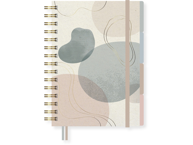 Notitieboek Soft Scenes 4 in1 HC A5 spiraal krimp a