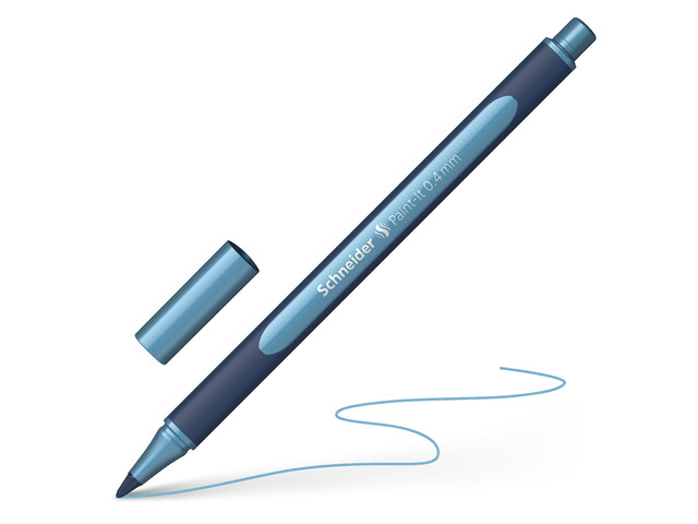 Metallic rollerball Schneider Paint-it 050 0.4mm polar blauw