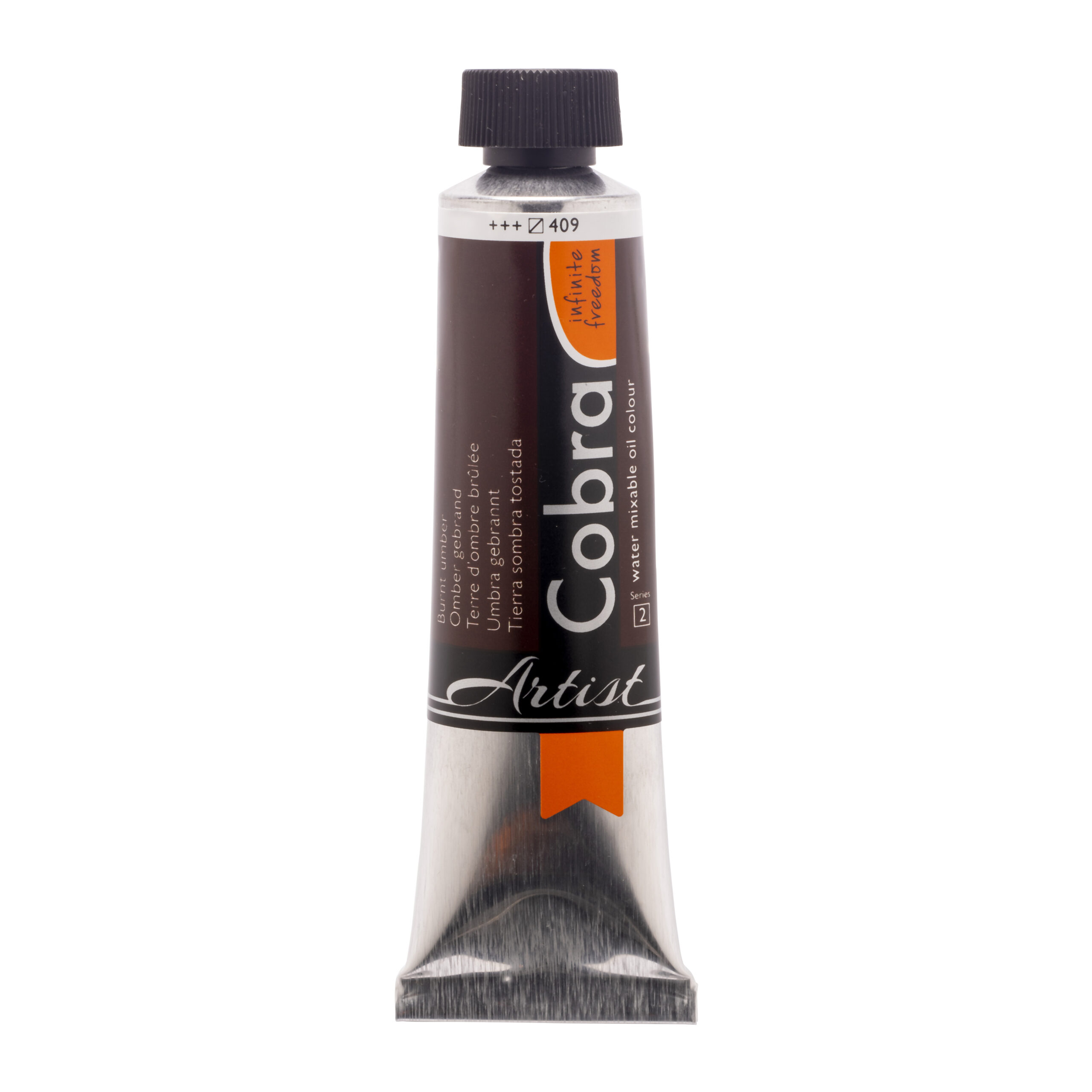 Cobra Artist Water Vermengbare Olieverf Tube 40 ml Omber Gebrand 409