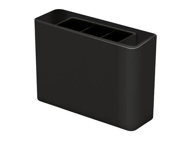 Pennenkoker HAN Smart Line zwart 135x40x98mm 3-vaks