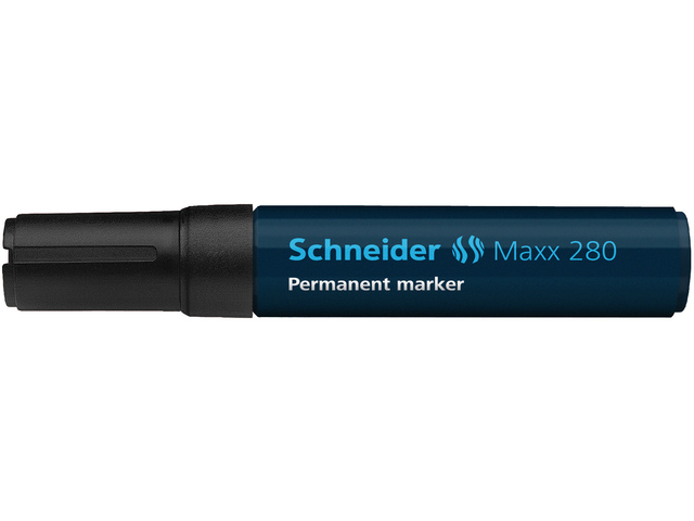 Marker Schneider Maxx 280 permanent, beitel punt zwart