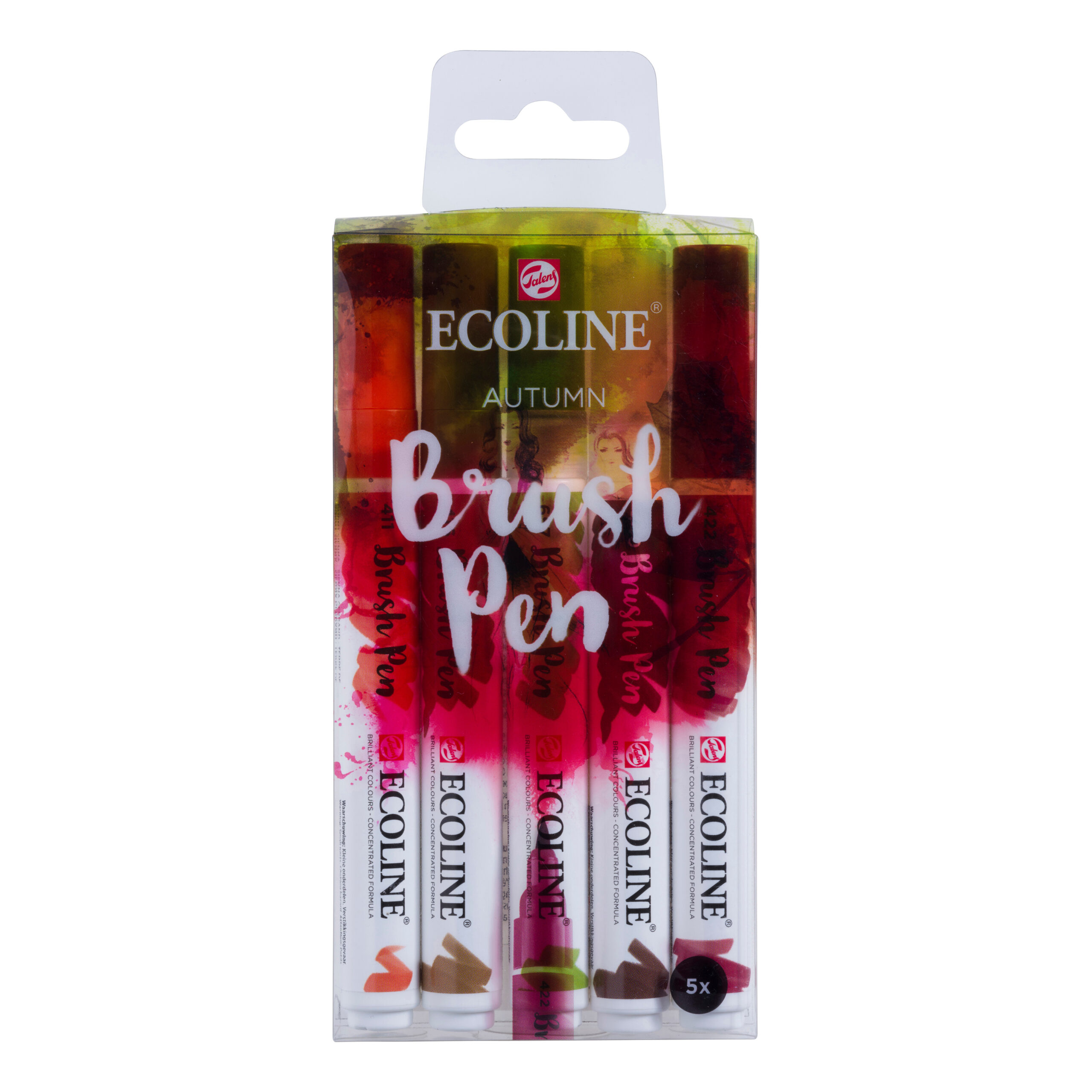 Ecoline Brush Pen set Herfst | 5 kleuren