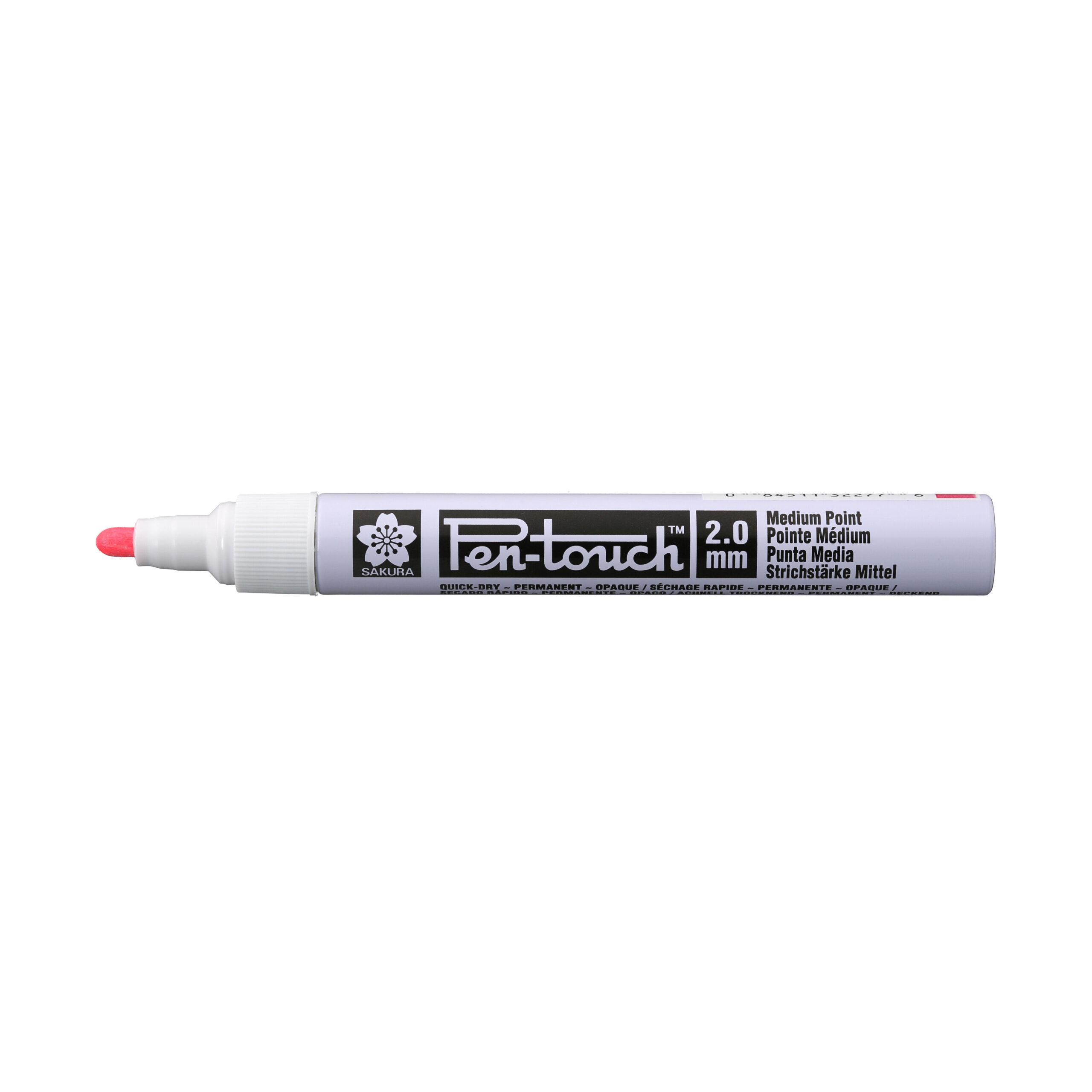Sakura Pen-Touch Medium Fluorescerend Rood