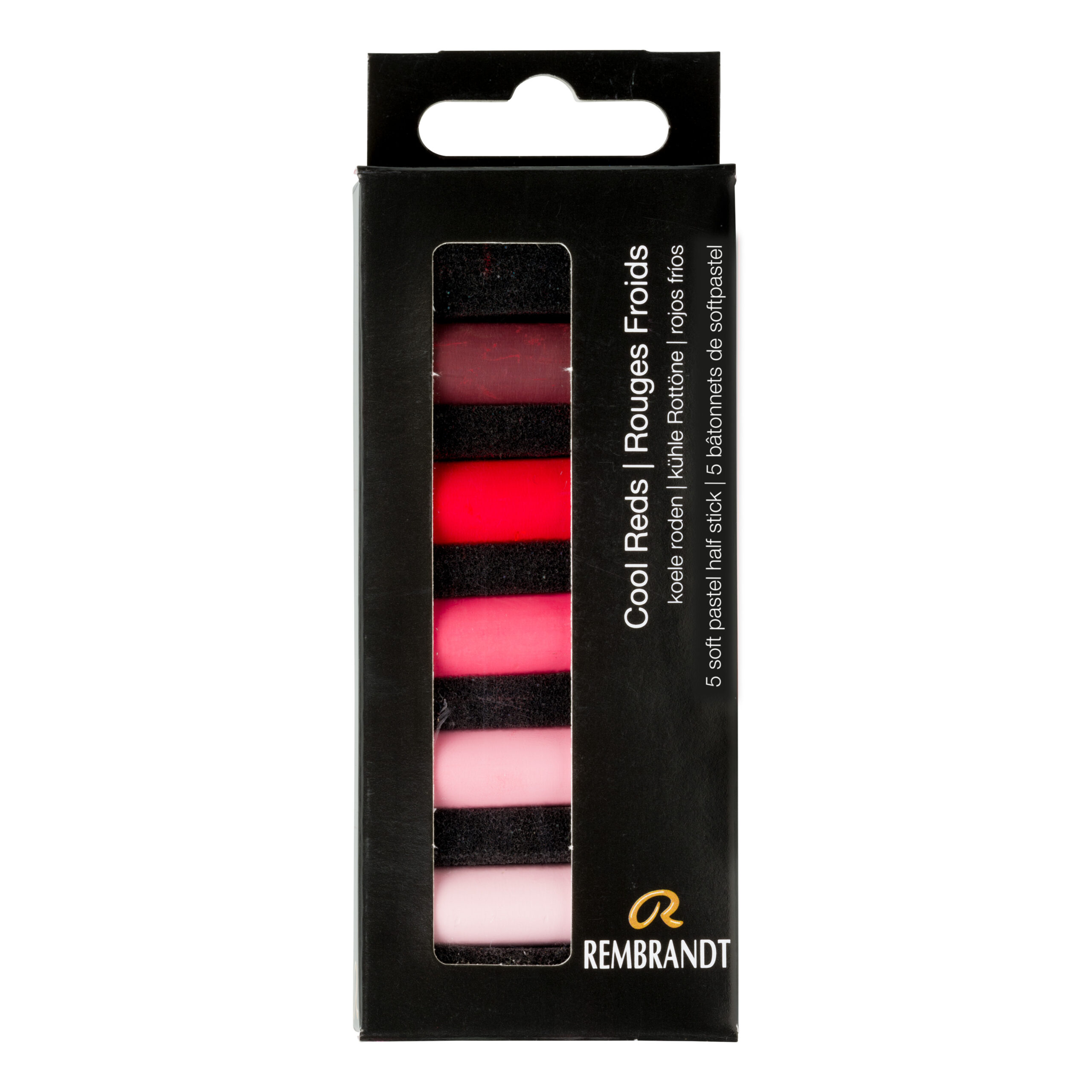 Rembrandt Soft pastel set Koele Roden | 5 halve pastels