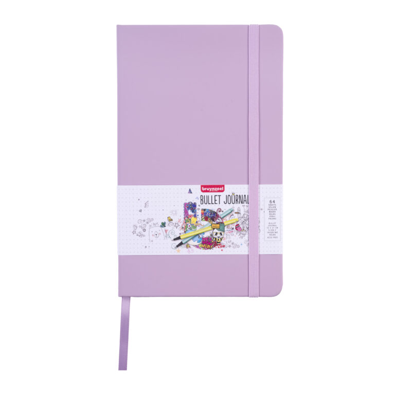 Bruynzeel Bullet journal Lila | 13 x 21 cm, 140 g/m², 64 vellen