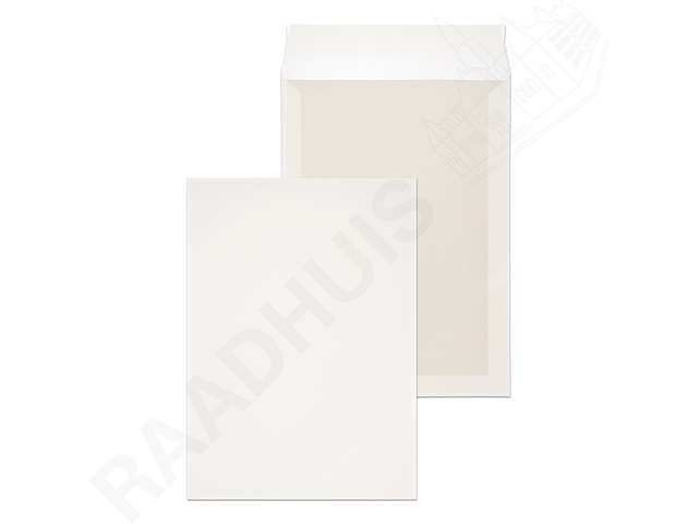 Envelop Raadhuis 240x340 EC4 bordrug wit kraft 120gr 100st.
