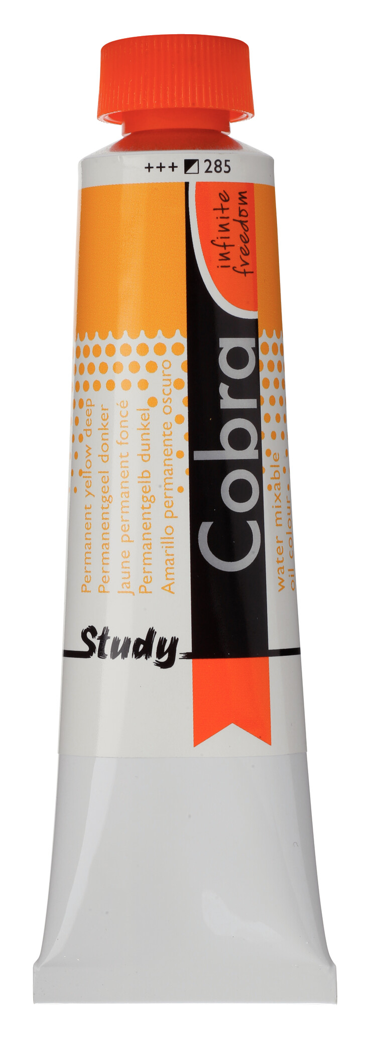 Cobra Study Water Vermengbare Olieverf Tube 40 ml Permanentgeel Donker 285