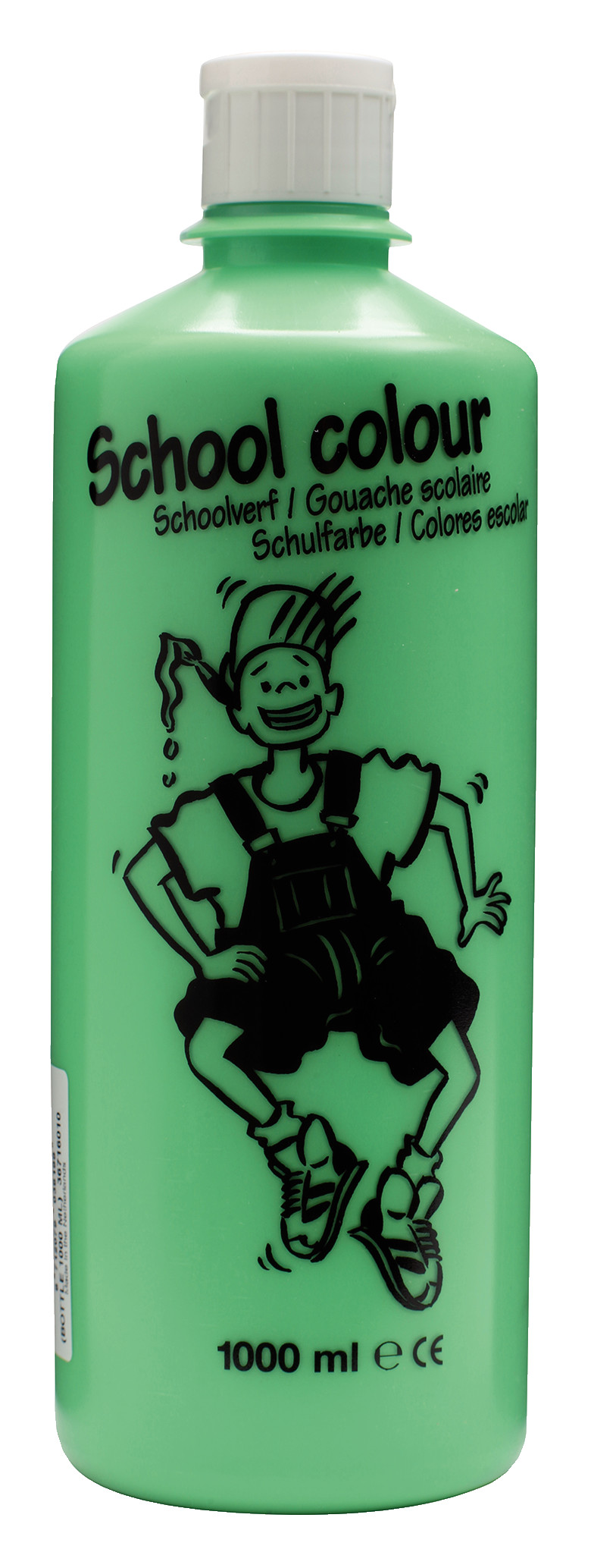 Talens Schoolverf Fles 1000 ml Lichtgroen 601