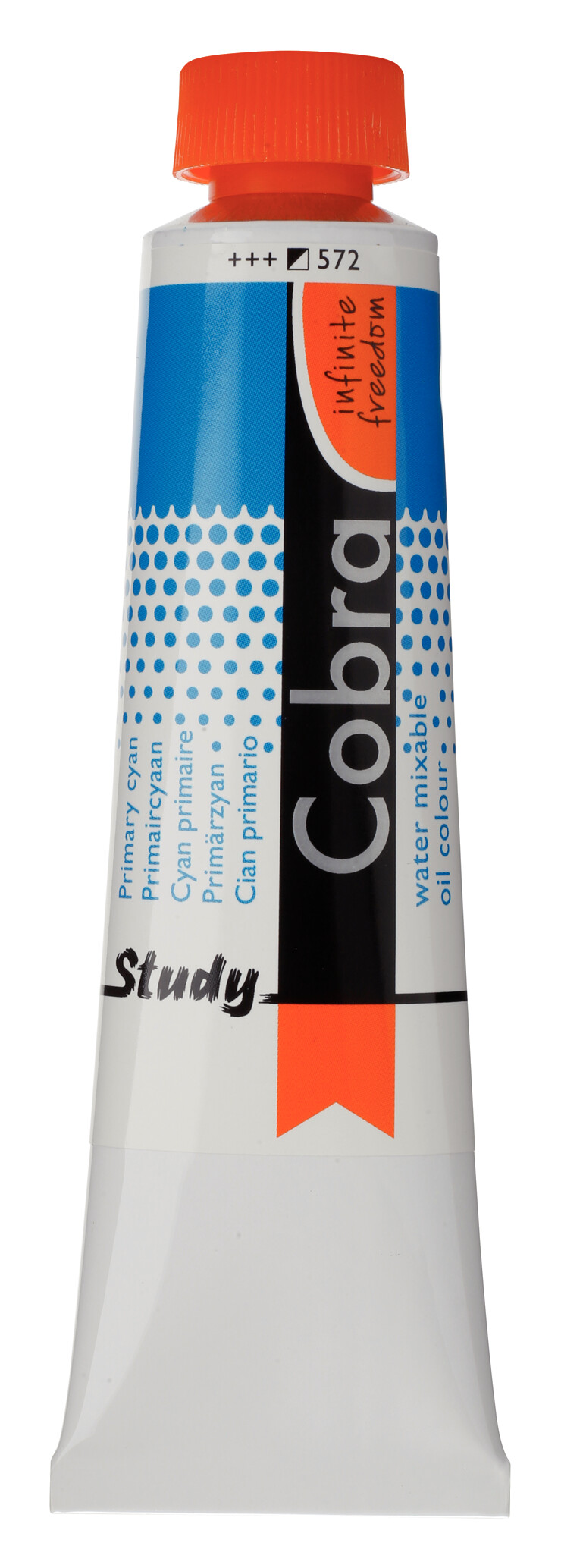Cobra Study Water Vermengbare Olieverf Tube 40 ml Primaircyaan 572