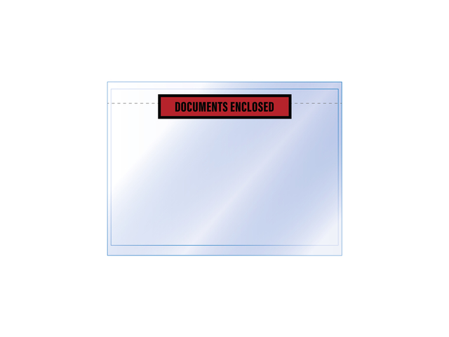 Paklijstenv. Raadhuis 165x122 A6 50 micron doc. enclosed 100 - RD-310102-100