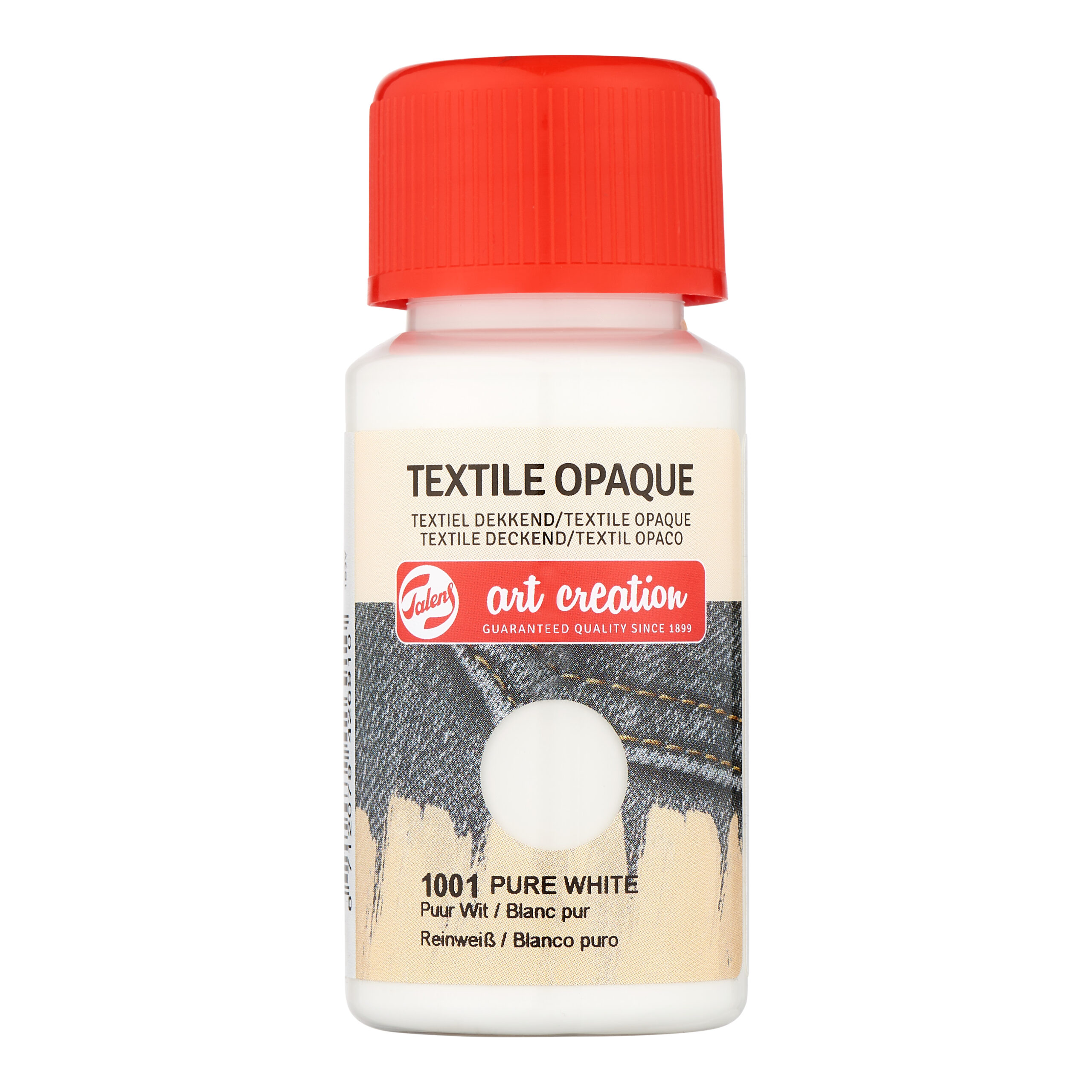 Talens Art Creation Textiel dekkend Fles 50 ml Puurwit 1001