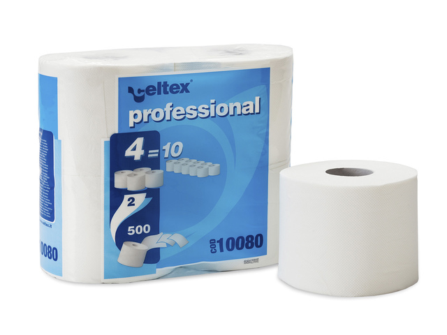 Toiletpapier Celtex Professional Blue 2-laags wit