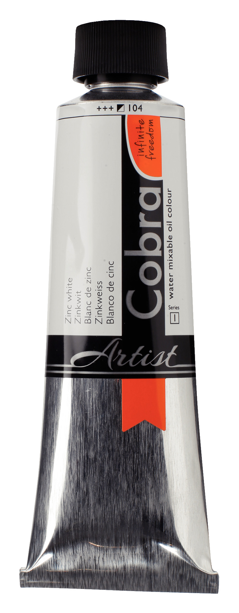 Cobra Artist Water Vermengbare Olieverf Tube 150 ml Zinkwit 104