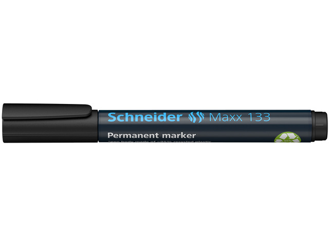 Marker Schneider Maxx 133 permanent, beitel punt zwart - S-113301
