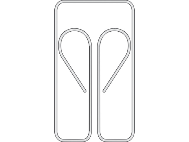 Paperclips Alco 27mm uilvorm doos 100st.