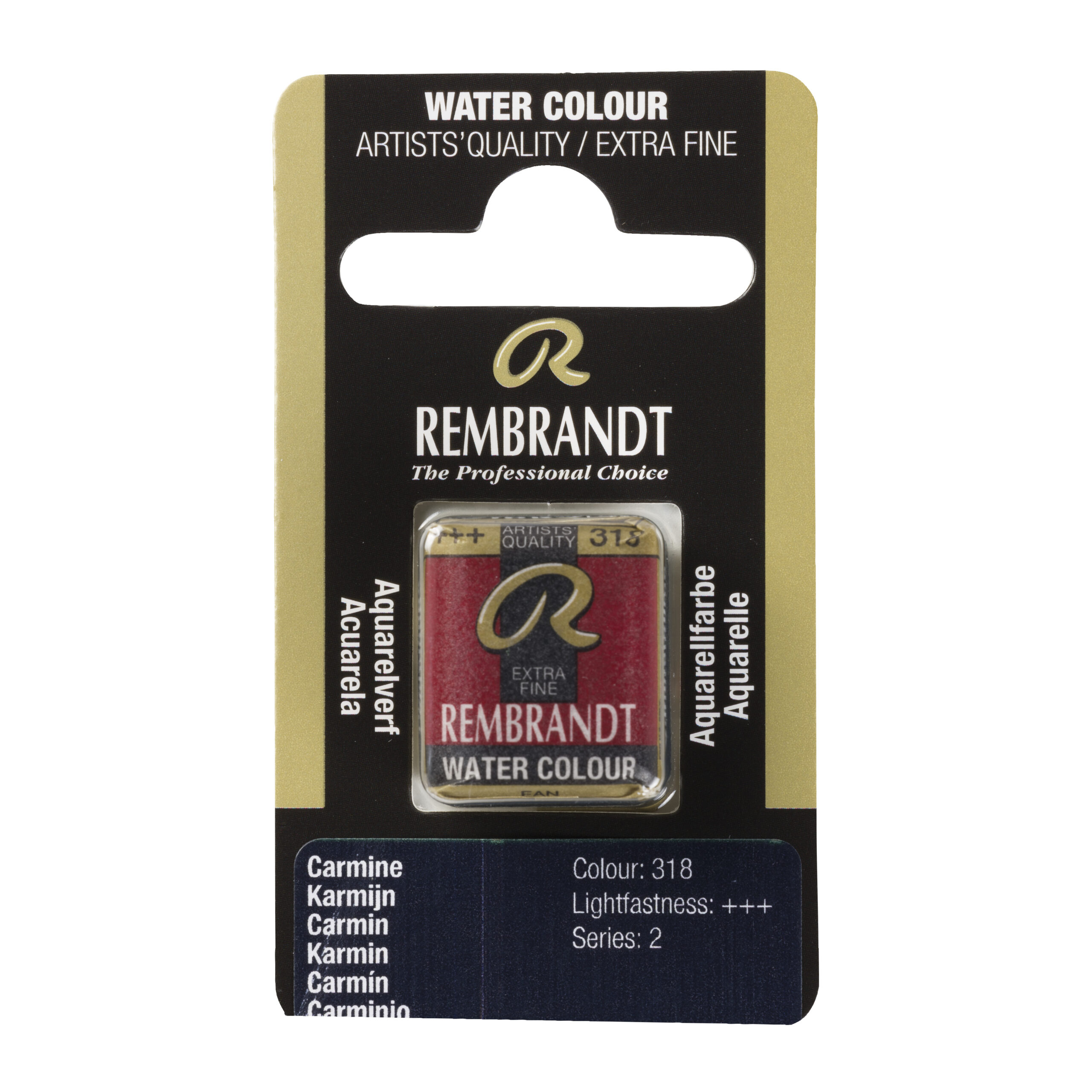 Rembrandt Aquarelverf Napje Karmijn 318