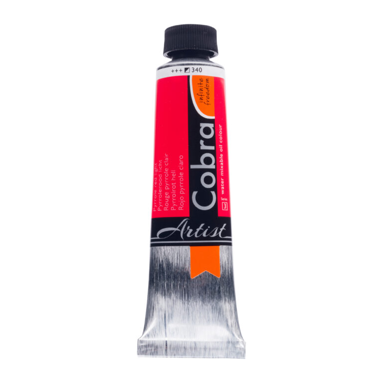 Cobra Artist Water Vermengbare Olieverf Tube 40 ml Pyrrolerood Licht 340