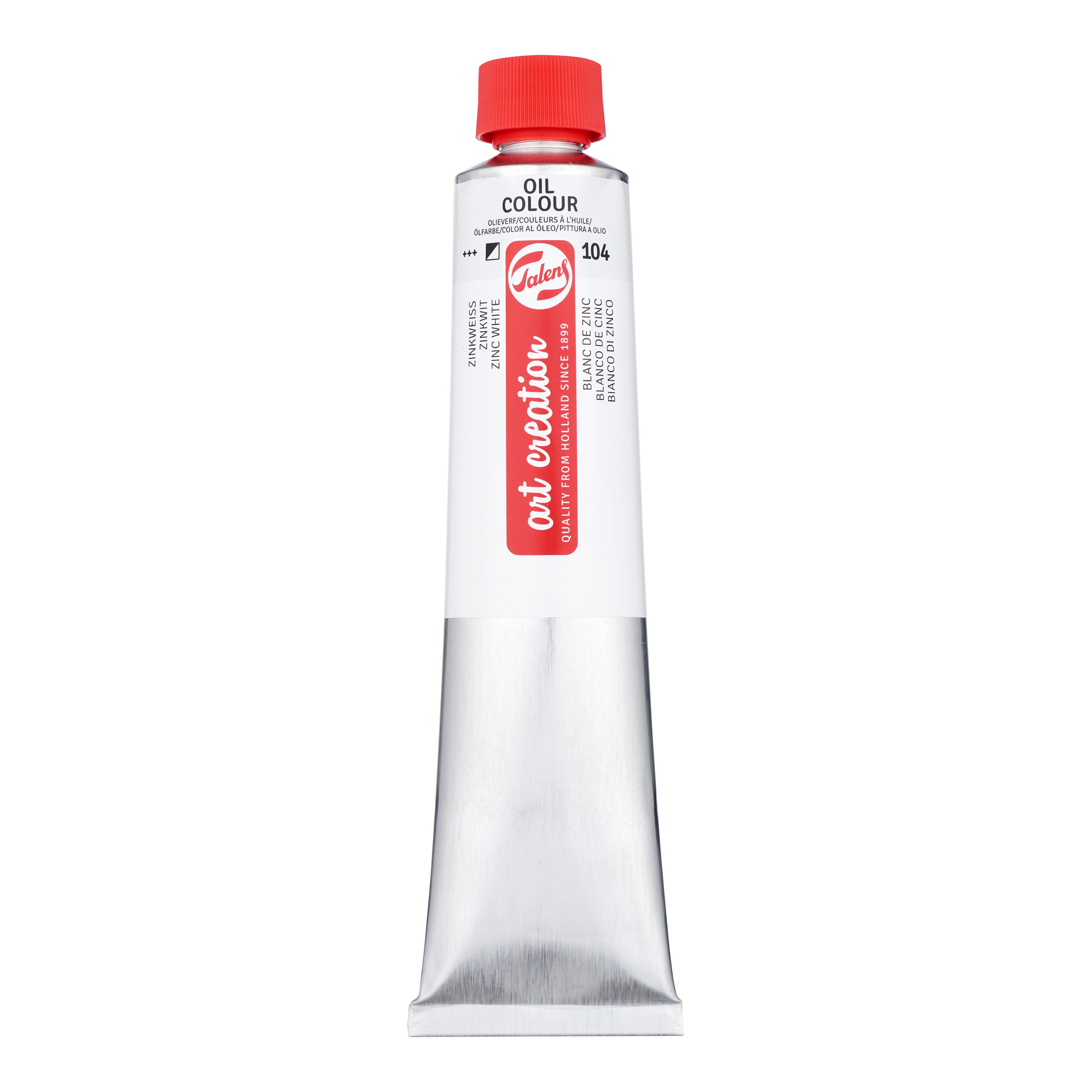 Talens Art Creation Olieverf Tube 200 ml Zinkwit (Saffloerolie) 104