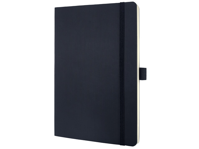 Notitieboek Conceptum A5 zwart lijn softcover 194pag 80gr PEF