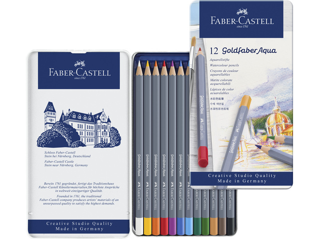 Aquarelpotlood FC Goldfaber etui a 12st. Creative Studio