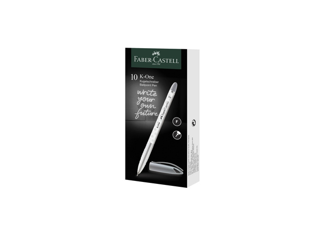 Balpen FC K-One 0.5 zwart doos a 10 stuks
