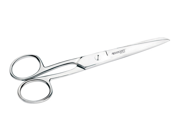 Schaar Westcott linkshandig 13cm RVS glanzend