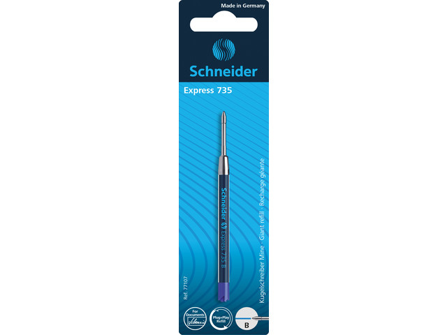 Vulling Schneider Express 735 B blauw op blister