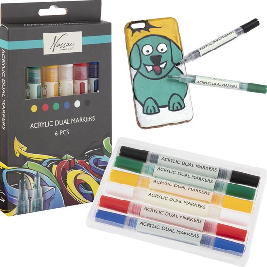 Nassau Acrylverf Markers 2.5mm Sets
