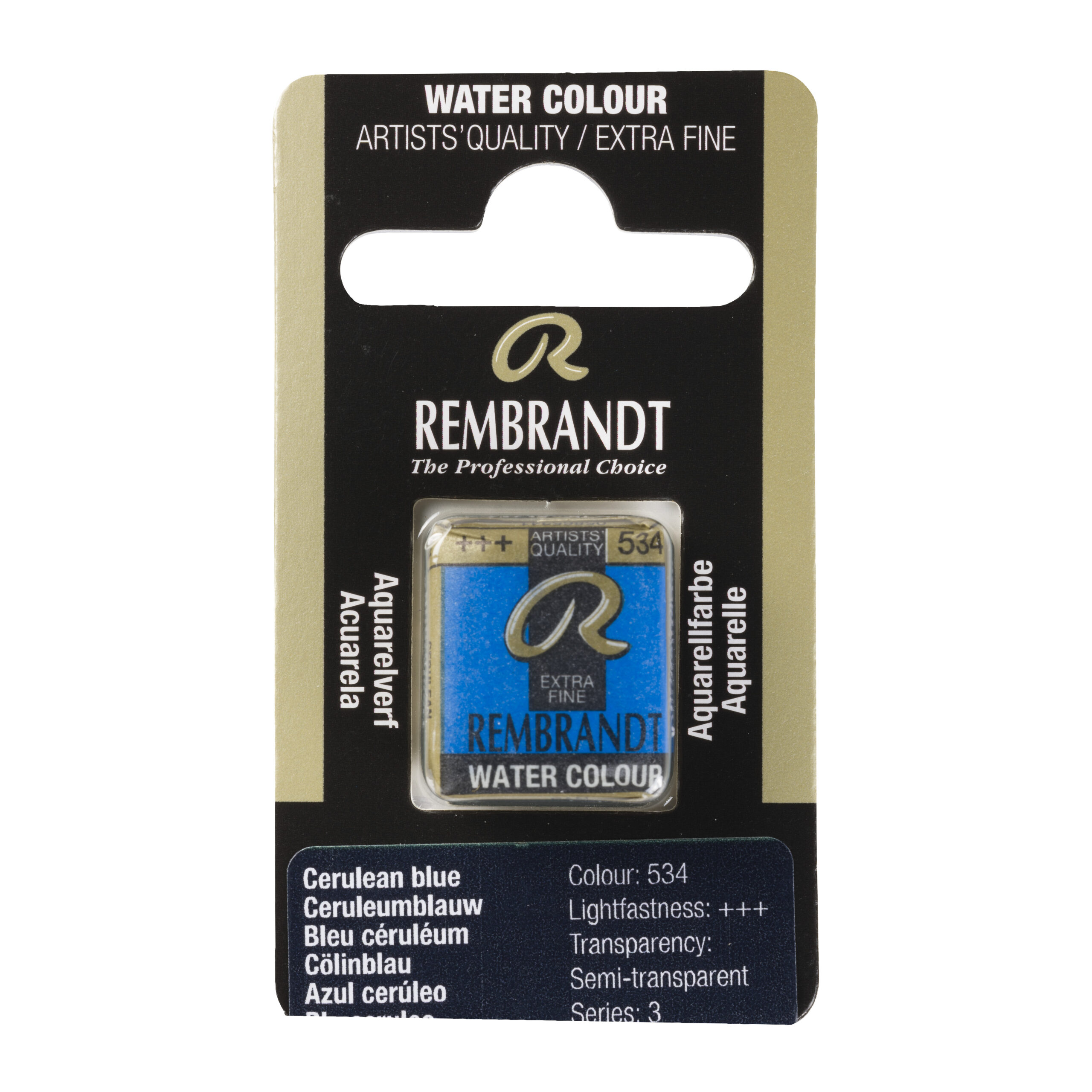 Rembrandt Aquarelverf Napje Ceruleumblauw 534