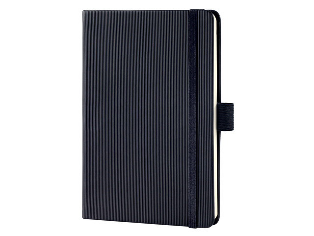Notitieboek Conceptum Pure A6 zwart 5mm ruit hardcover 194pa