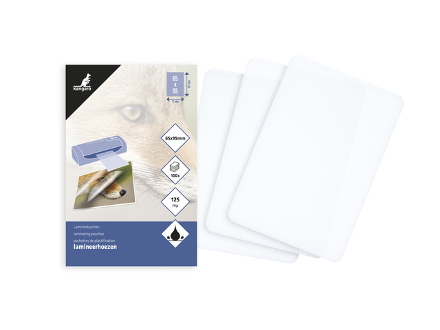 Lamineerhoes Kangaro 65x95mm 125 micron 100 vel