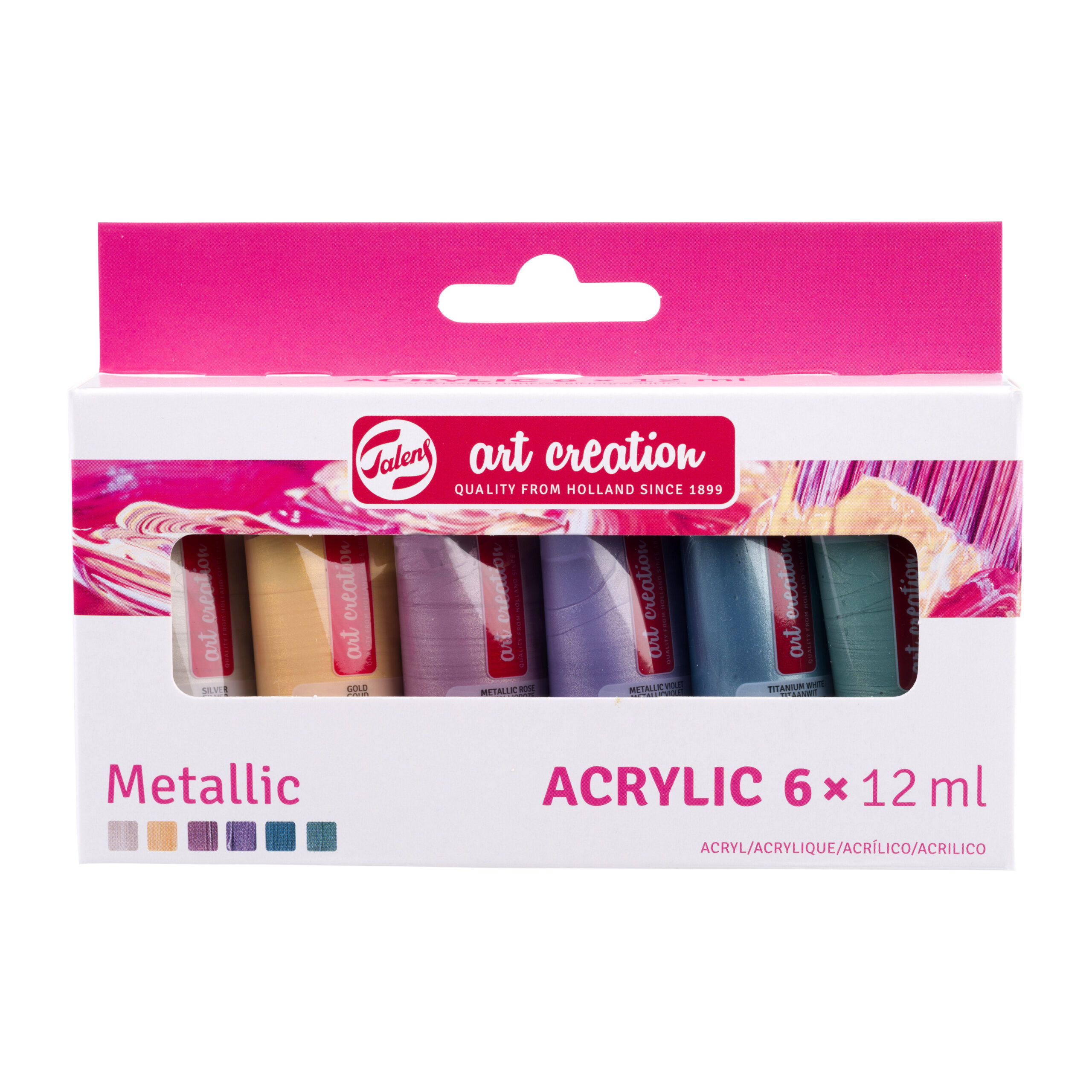 Talens Art Creation Acrylverf set Metallic | 6 x 12 ml