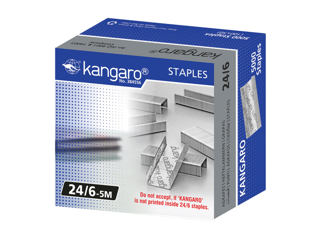Nieten Kangaro 24/6-5M doos 5000 stuks 24/6