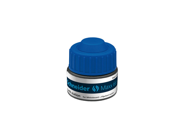Navulinkt Schneider 665 blauw 30ml voor marker 290 en 293