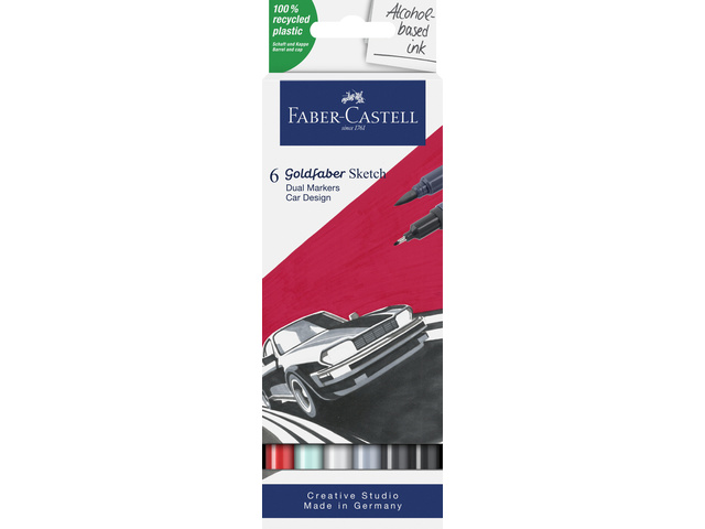 Sketchmarker FC GF etui 6 stuks Car design op