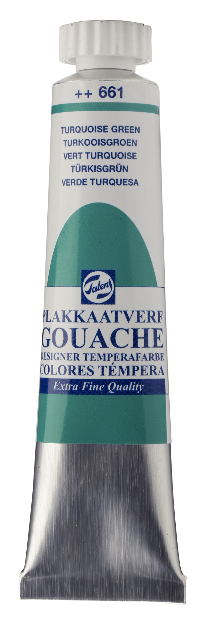 Talens Gouache Extra Fine Quality Tube 20 ml Turkooisgroen 661