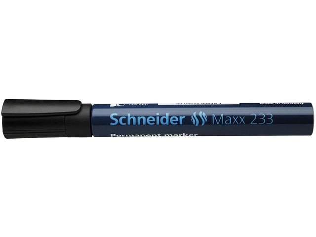Marker Schneider Maxx 233 permanent, beitel punt zwart
