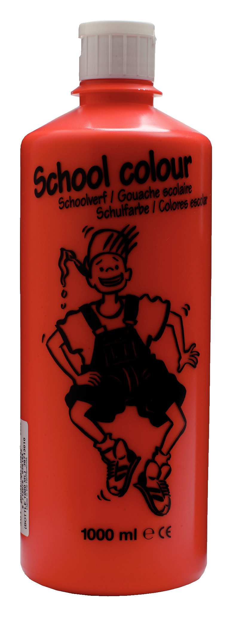 Talens Schoolverf Fles 1000 ml Lichtrood 301