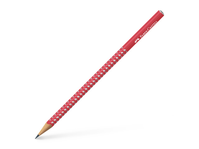 Potlood FC Grip sparkle candy cane red