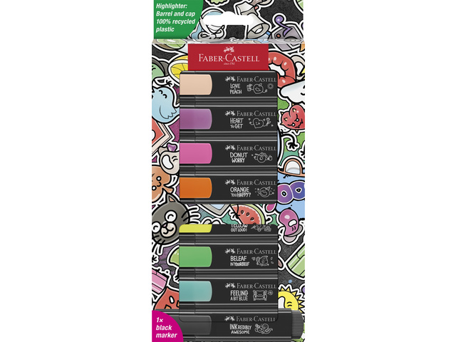 Tekstmarker FC 46 Graffiti set 8dlg (powder,purple pink, neon