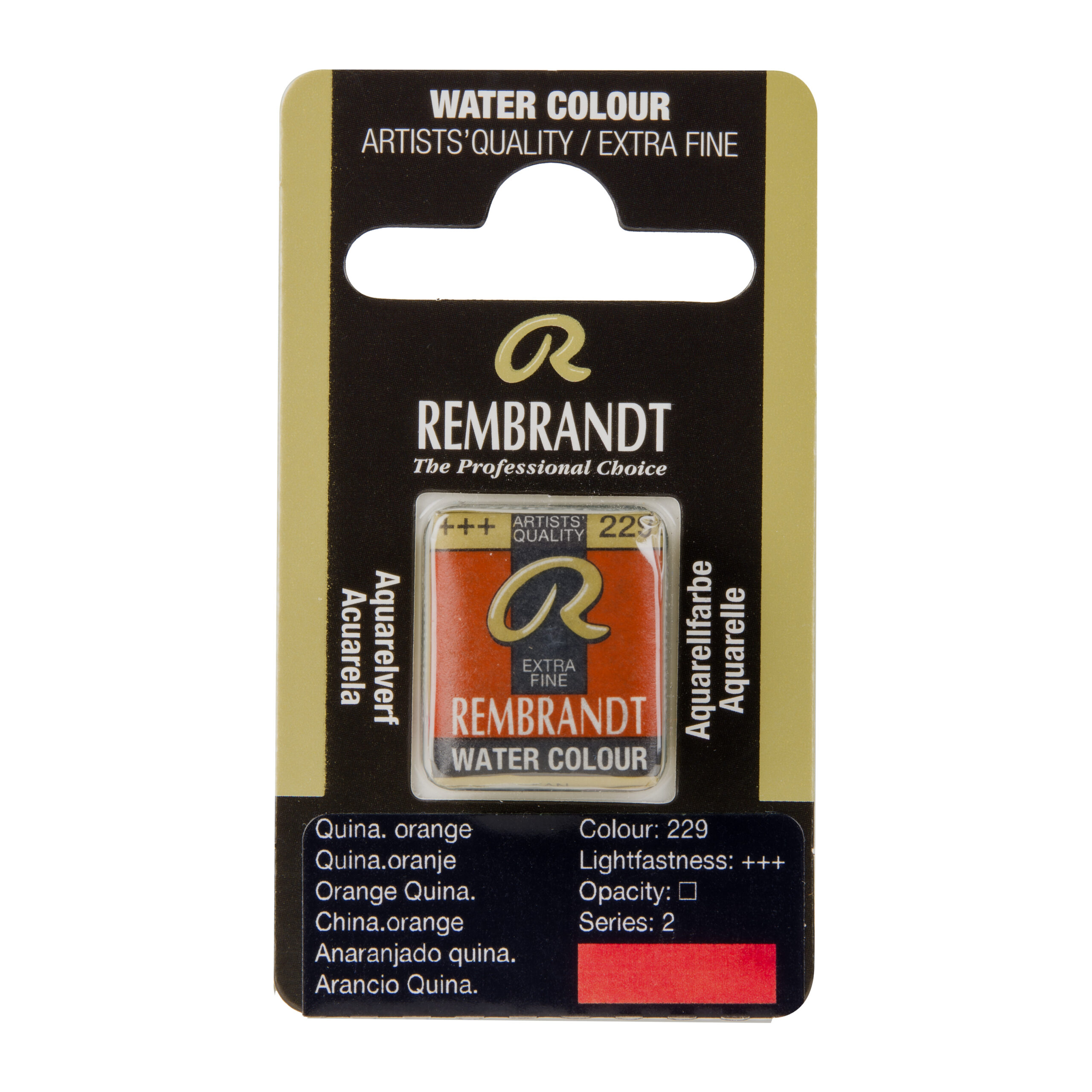 Rembrandt Aquarelverf Napje Quinacridoneoranje 229