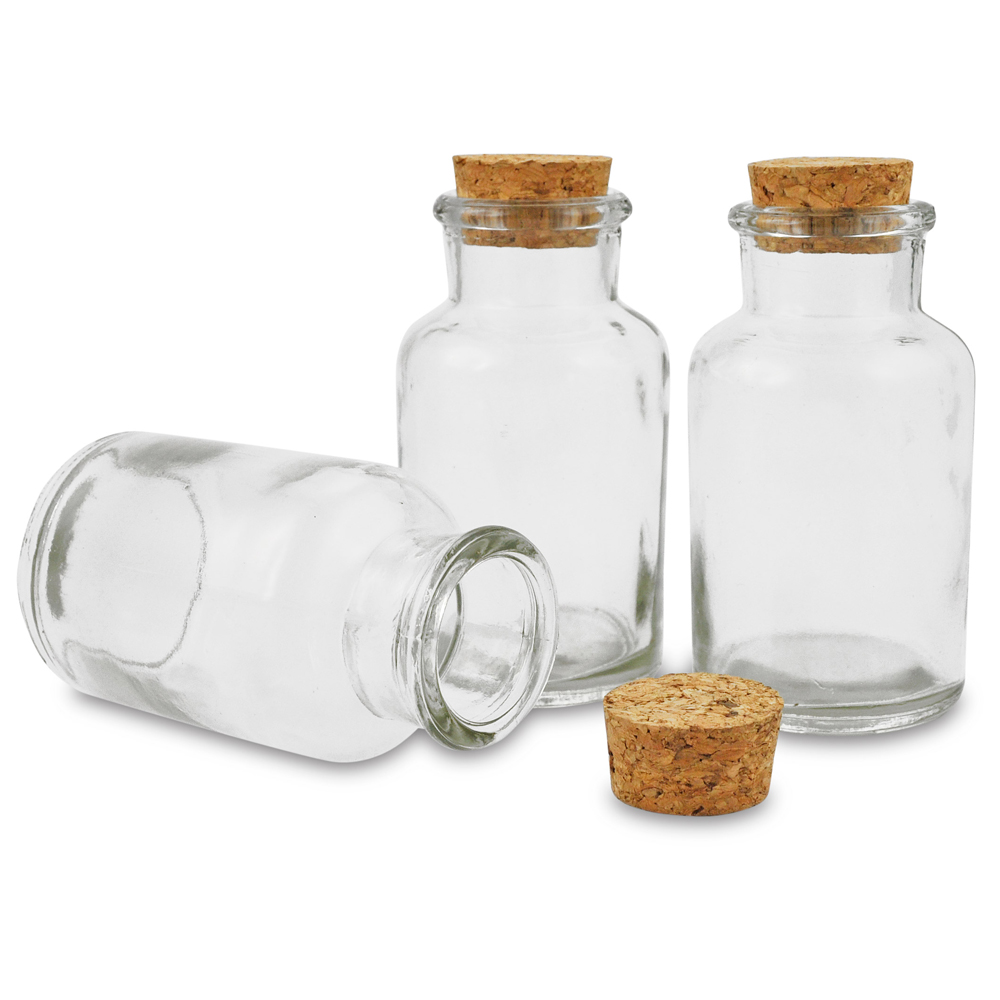 Meyco Glazen Fles met Kurk – 125ml