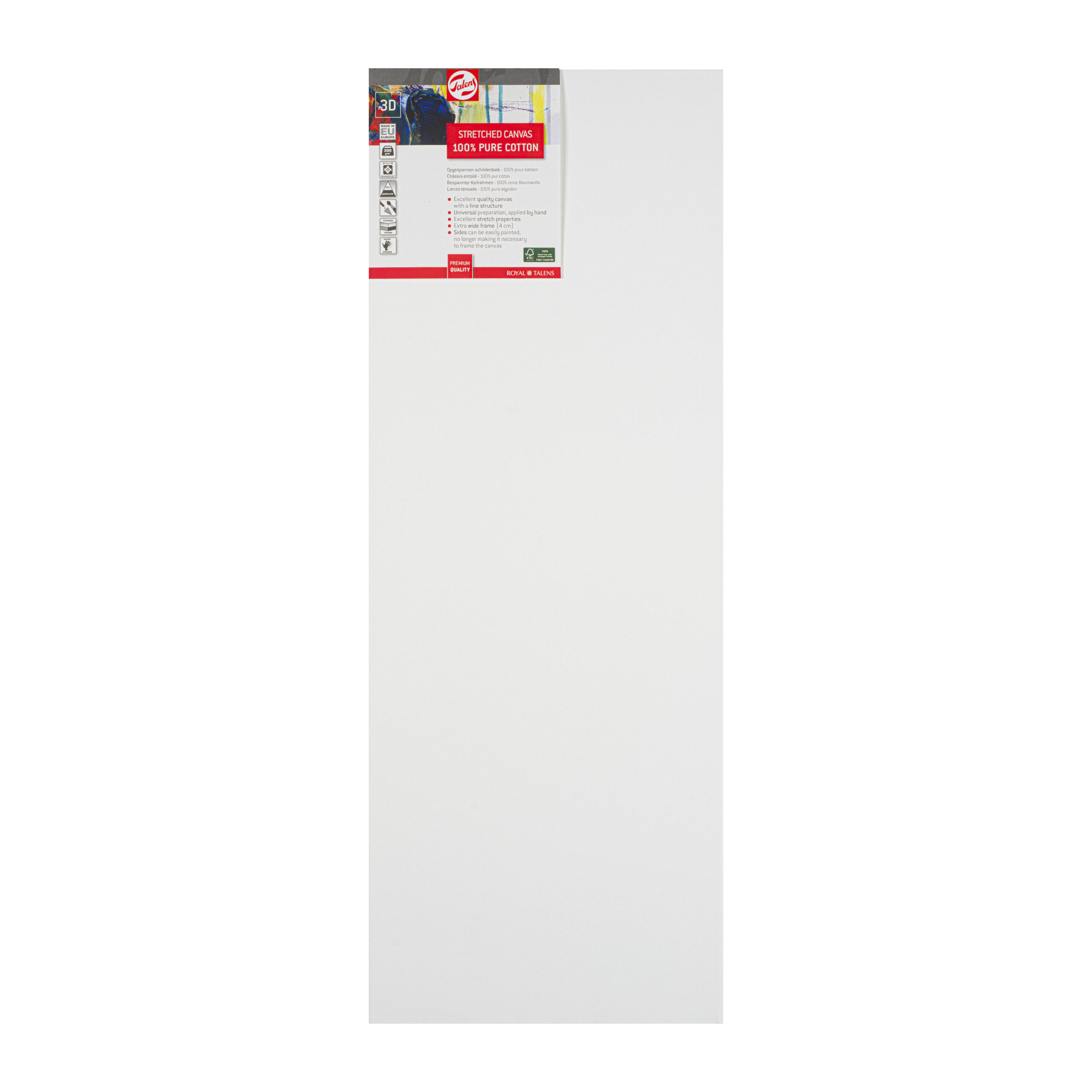 Talens Schildersdoek Katoen 3D 30 x 80 cm